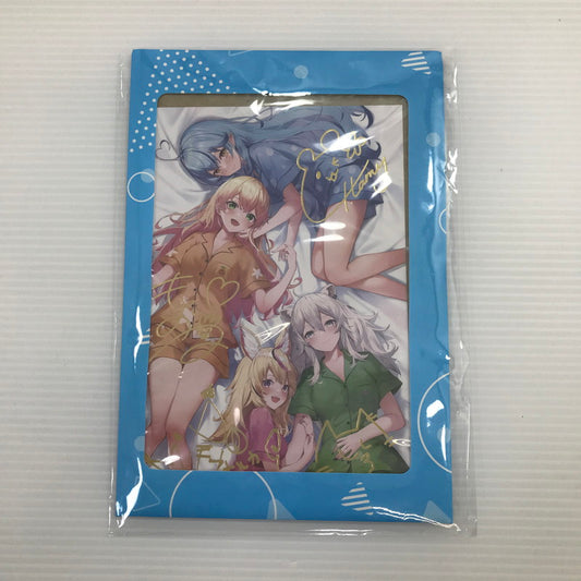 【中古美品】 ホロライブ ねぽらぼ 2周年記念 箔押し複製サイン入り とうち描き下ろしポストカード 053-260330-yk-09-tag 万代Net店
