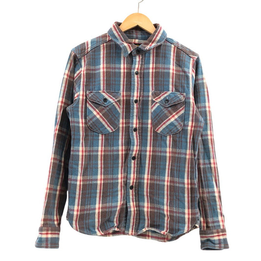 【中古品】【メンズ】 UES ウエス HEAVY FLANNEL SHIRT 日本製 ヘビーフランネルシャツ カジュアルシャツ 長袖 トップス 145-260408-hn-05-fur サイズ：2 カラー：マルチカラー 万代Net店
