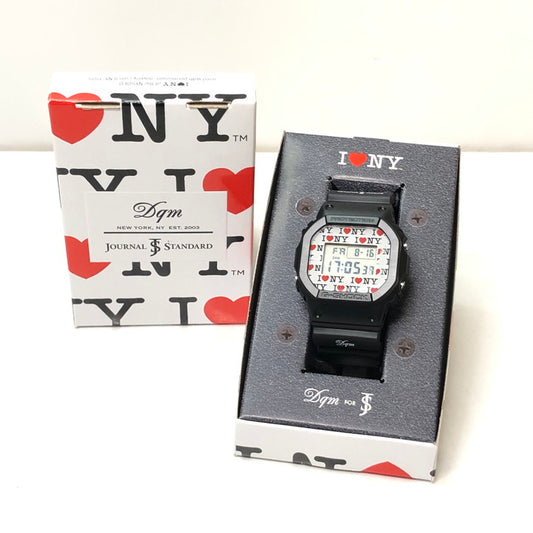 【中古美品】【メンズ】 JOURNAL STANDARD ジャーナルスタンダード CASIO G-SHOCK×Dqm×ジャーナルスタンダード DW-5600VT トリプルコラボ 196-240816-wy－4-tom カラー：ブラック 万代Net店