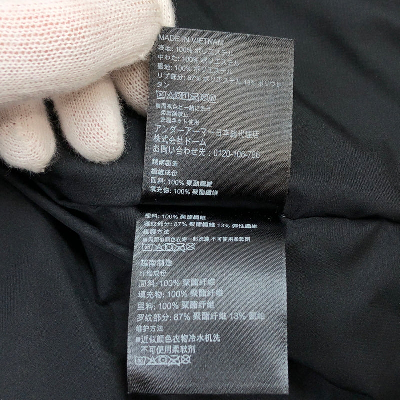 【中古品】【メンズ】 UNDER ARMOUR アンダーアーマー LONG JACKET 1319756 中綿 ロングジャケット アウター 148-260917-hn-09-fur サイズ：L カラー：ブラック 万代Net店