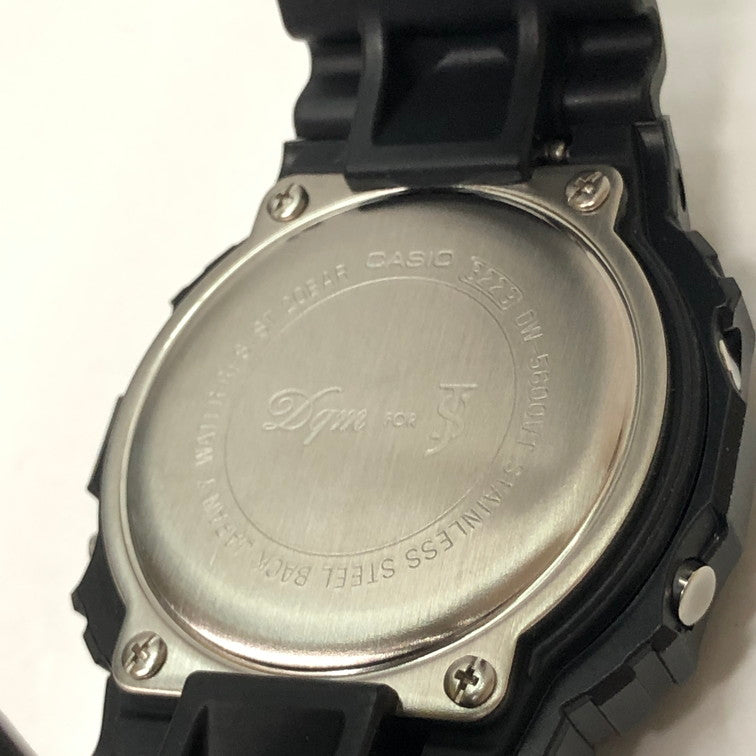 【中古美品】【メンズ】 JOURNAL STANDARD ジャーナルスタンダード CASIO G-SHOCK×Dqm×ジャーナルスタンダード DW-5600VT トリプルコラボ 196-240816-wy－4-tom カラー：ブラック 万代Net店