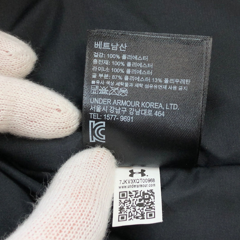 【中古品】【メンズ】 UNDER ARMOUR アンダーアーマー LONG JACKET 1319756 中綿 ロングジャケット アウター 148-260917-hn-09-fur サイズ：L カラー：ブラック 万代Net店