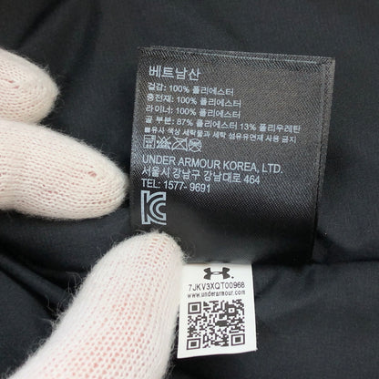 【中古品】【メンズ】 UNDER ARMOUR アンダーアーマー LONG JACKET 1319756 中綿 ロングジャケット アウター 148-260917-hn-09-fur サイズ：L カラー：ブラック 万代Net店