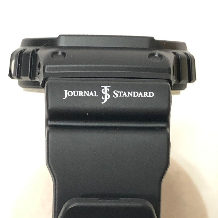 【中古美品】【メンズ】 JOURNAL STANDARD ジャーナルスタンダード CASIO G-SHOCK×Dqm×ジャーナルスタンダード DW-5600VT トリプルコラボ 196-240816-wy－4-tom カラー：ブラック 万代Net店