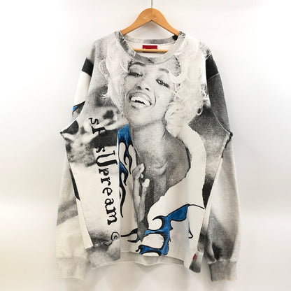 【中古品】【メンズ】 SUPREME シュプリーム NAOMI CREWNECK ナオミ クルーネック スウェット トレーナー トップス 149-260919-hn-01-fur サイズ：XL カラー：ホワイト/ブラック 万代Net店