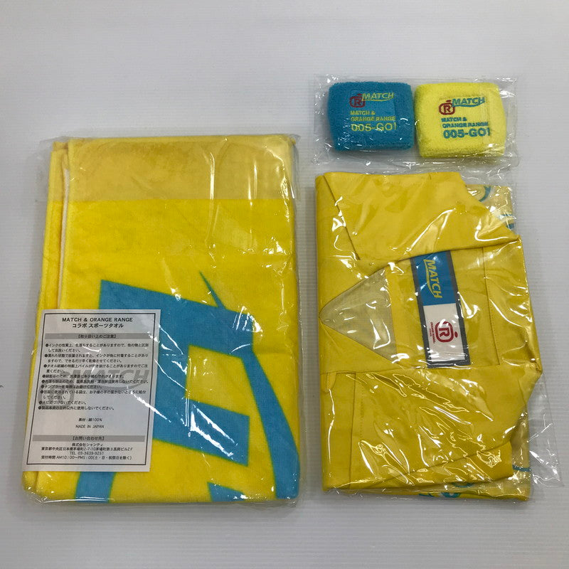 【中古美品】 ORANGERANGE マッチコラボグッズセット アロハシャツ/タオル/リストバンド 087-260331-yk-19-tag 万代Net店
