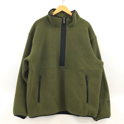 【中古品】【メンズ】 CDG コムデギャルソン × THE NORTH FACE ザ・ノースフェイス NORTH DOME WIND PULLOVER FLEECE NA52423CD ノースドームウインドプルオーバー フリース 140-260919-hn-03-fur サイズ：XL カラー：グリーン系 万代Net店