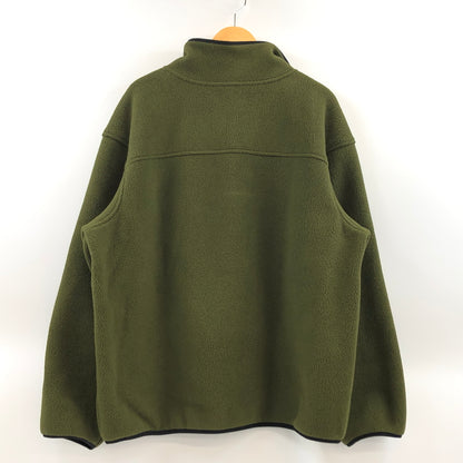 【中古品】【メンズ】 CDG コムデギャルソン × THE NORTH FACE ザ・ノースフェイス NORTH DOME WIND PULLOVER FLEECE NA52423CD ノースドームウインドプルオーバー フリース 140-260919-hn-03-fur サイズ：XL カラー：グリーン系 万代Net店