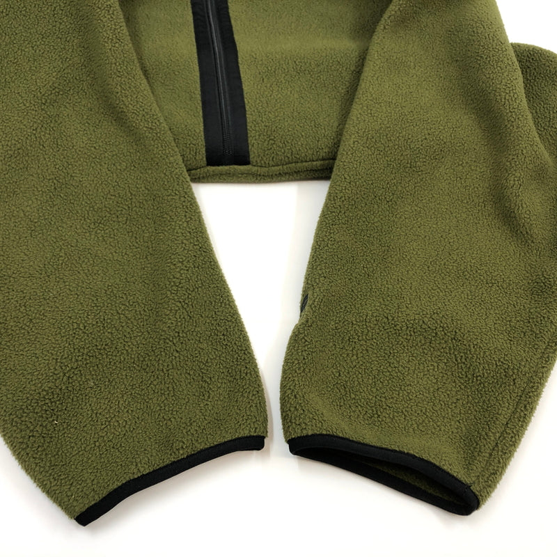【中古品】【メンズ】 CDG コムデギャルソン × THE NORTH FACE ザ・ノースフェイス NORTH DOME WIND PULLOVER FLEECE NA52423CD ノースドームウインドプルオーバー フリース 140-260919-hn-03-fur サイズ：XL カラー：グリーン系 万代Net店