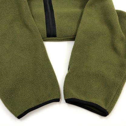 【中古品】【メンズ】 CDG コムデギャルソン × THE NORTH FACE ザ・ノースフェイス NORTH DOME WIND PULLOVER FLEECE NA52423CD ノースドームウインドプルオーバー フリース 140-260919-hn-03-fur サイズ：XL カラー：グリーン系 万代Net店