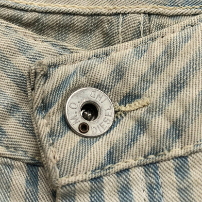 【現状渡し品】【レディース】 DIESEL ディーゼル RYOTH WASH n008DN ウォッシュ ストライプデニムパンツ ボトムス 152-250723-hn-06-fur サイズ：27 カラー：ホワイト/ブルー系 万代Net店