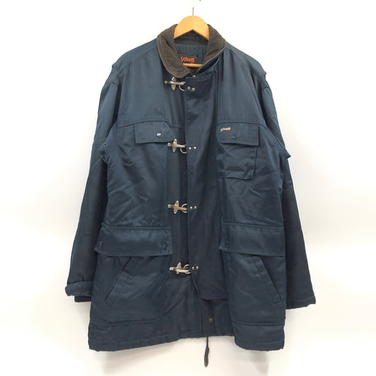 【中古品】【メンズ】 SCHOTT ショット FIREMAN JACKET WK-435-95 ファイアーマンジャケット アウター 146-260919-hn-05-fur サイズ：XL カラー：ネイビー 万代Net店