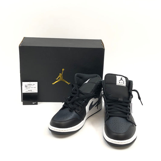 【中古品】【メンズ】 NIKE ナイキ AIR JORDAN１MID DQ8426-010 エアジョーダン1 ミッド スニーカー シューズ 靴 160-251101-hn-03-fur サイズ：27.0cm US 9 カラー：ブラック/ホワイト 万代Net店