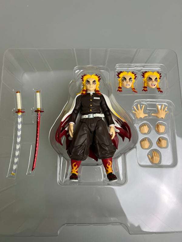 【現状渡し品】 BUZZmod　煉獄杏寿郎 ANIPLEX+限定 鬼滅の刃 アクションフィギュア 051-260303-zi-11-min 万代Net店