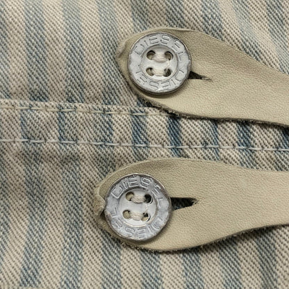 【現状渡し品】【レディース】 DIESEL ディーゼル RYOTH WASH n008DN ウォッシュ ストライプデニムパンツ ボトムス 152-250723-hn-06-fur サイズ：27 カラー：ホワイト/ブルー系 万代Net店