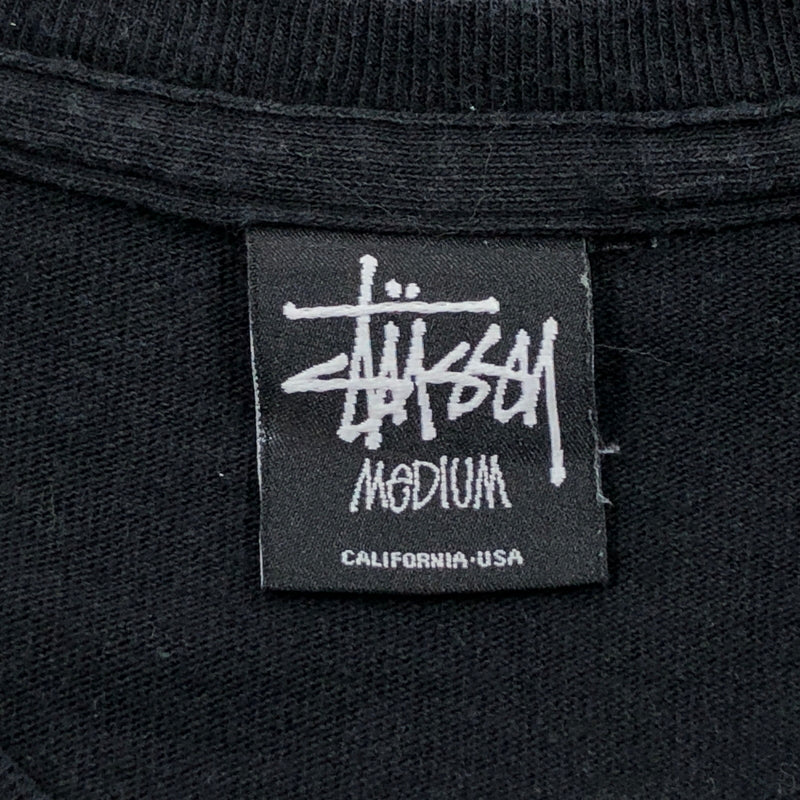 【中古品】【メンズ】 STUSSY ステューシー FLOWERART SS TEE フラワーアート 半袖Tシャツ トップス 142-260919-hn-06-fur サイズ：M カラー：ブラック 万代Net店