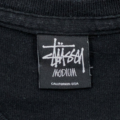 【中古品】【メンズ】 STUSSY ステューシー FLOWERART SS TEE フラワーアート 半袖Tシャツ トップス 142-260919-hn-06-fur サイズ：M カラー：ブラック 万代Net店