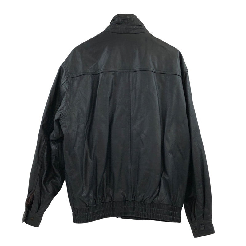 【中古品】【メンズ】 SEAHOP CLUB シーホップクラブ 90S COWHIDE LEATHER JACKET 90年代 カウハイド レザージャケット アウター 146-260411-hn-05-fur サイズ：L カラー：ブラック 万代Net店