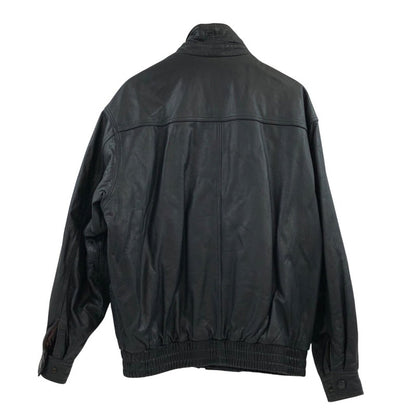 【中古品】【メンズ】 SEAHOP CLUB シーホップクラブ 90S COWHIDE LEATHER JACKET 90年代 カウハイド レザージャケット アウター 146-260411-hn-05-fur サイズ：L カラー：ブラック 万代Net店