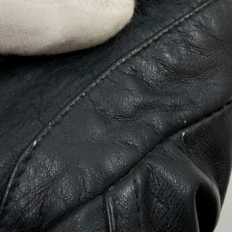 【中古品】【メンズ】 SEAHOP CLUB シーホップクラブ 90S COWHIDE LEATHER JACKET 90年代 カウハイド レザージャケット アウター 146-260411-hn-05-fur サイズ：L カラー：ブラック 万代Net店