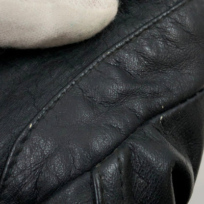 【中古品】【メンズ】 SEAHOP CLUB シーホップクラブ 90S COWHIDE LEATHER JACKET 90年代 カウハイド レザージャケット アウター 146-260411-hn-05-fur サイズ：L カラー：ブラック 万代Net店