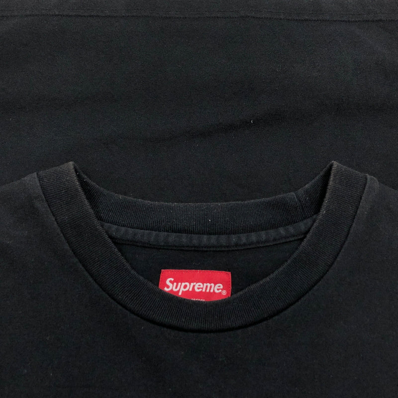 【中古品】【メンズ】 SUPREME シュプリーム × PLAYBOY プレイボーイ POCKET TEE ポケット付き半袖Tシャツ トップス 149-260920-hn-02-fur サイズ：M カラー：ブラック 万代Net店