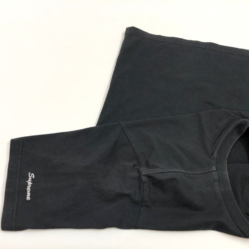 【中古品】【メンズ】 SUPREME シュプリーム × PLAYBOY プレイボーイ POCKET TEE ポケット付き半袖Tシャツ トップス 149-260920-hn-02-fur サイズ：M カラー：ブラック 万代Net店