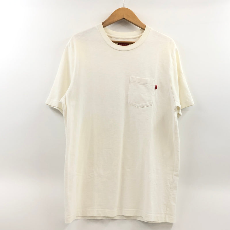 【中古品】【メンズ】 SUPREME シュプリーム SS POCKET TEE ポケット付き半袖Tシャツ トップス 149-260920-hn-04-fur サイズ：M カラー：ホワイト 万代Net店
