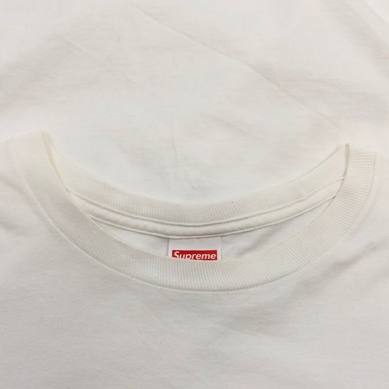 【中古品】【メンズ】 SUPREME シュプリーム × THRASHER スラッシャー MULTI LOGO LS TEE マルチロゴ 長袖Tシャツ トップス 149-260920-hn-05-fur サイズ：L カラー：ホワイト 万代Net店