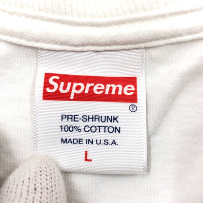 【中古品】【メンズ】 SUPREME シュプリーム × THRASHER スラッシャー MULTI LOGO LS TEE マルチロゴ 長袖Tシャツ トップス 149-260920-hn-05-fur サイズ：L カラー：ホワイト 万代Net店