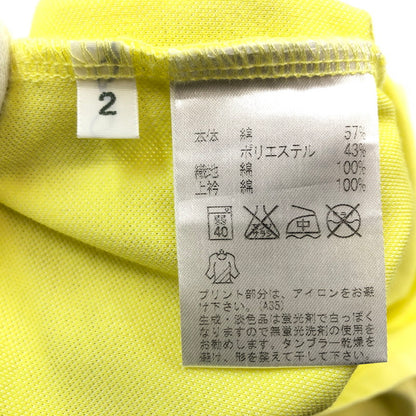 【現状渡し品】【メンズ】 Arnold Palmer アーノルドパーマー 半袖ポロシャツ トップス 147-251101-hn-08-fur サイズ：2 カラー：イエロー系 万代Net店