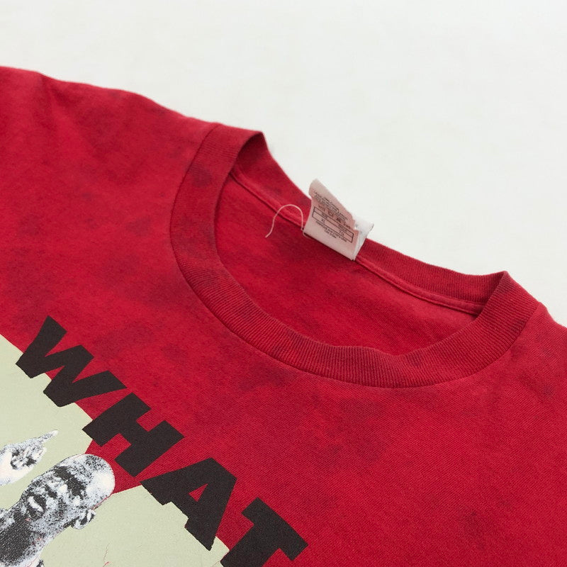 【現状渡し品】【メンズ】 NIKE ナイキ 90'S JORDAN PRINT TEE 両シングル ジョーダン プリント 半袖Tシャツ ヴィンテージ トップス 146-260412-hn-05-fur サイズ：XL カラー：レッド 万代Net店