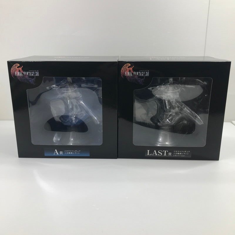 【中古美品】 FINAL FANTASY XVI 発売記念くじ ジオラマフィギュア A賞 〈召喚獣シヴァ〉LAST賞 ＜召喚獣シヴァ＞ シルバーver. 2体セット 未開封 箱イタミあり 052-260721-ti-07-tag 万代Net店