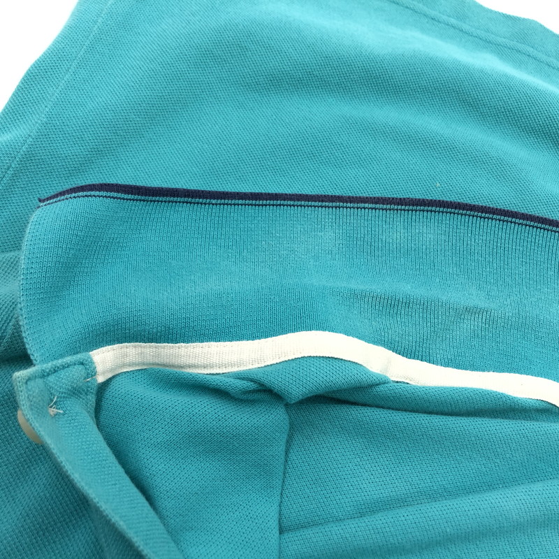 【現状渡し品】【メンズ】 GAP ギャップ 半袖ポロシャツ トップス 147-251102-hn-02-fur サイズ：M カラー：ターコイズ系 万代Net店