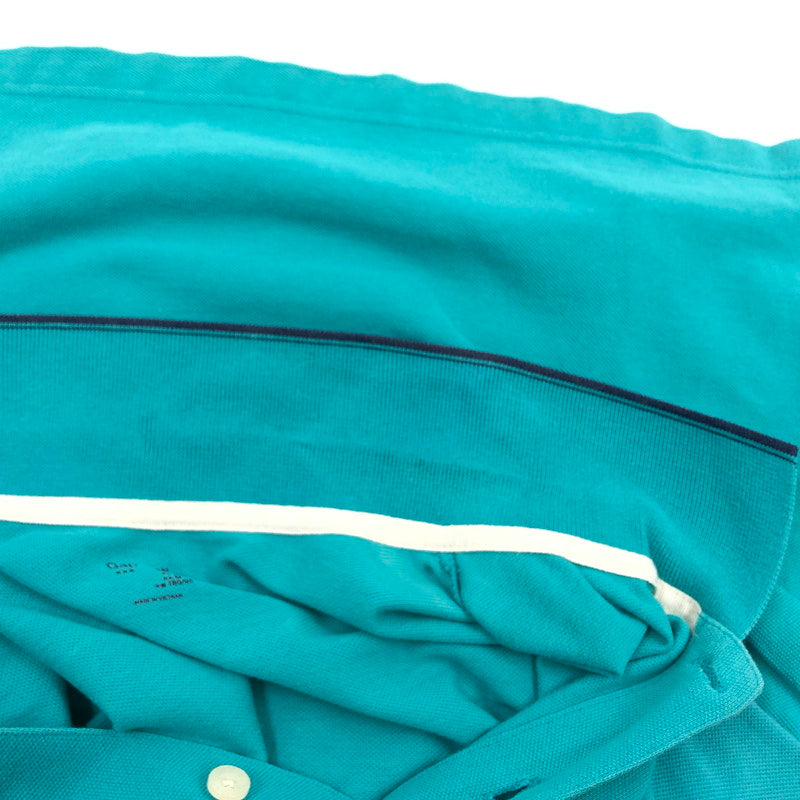 【現状渡し品】【メンズ】 GAP ギャップ 半袖ポロシャツ トップス 147-251102-hn-02-fur サイズ：M カラー：ターコイズ系 万代Net店