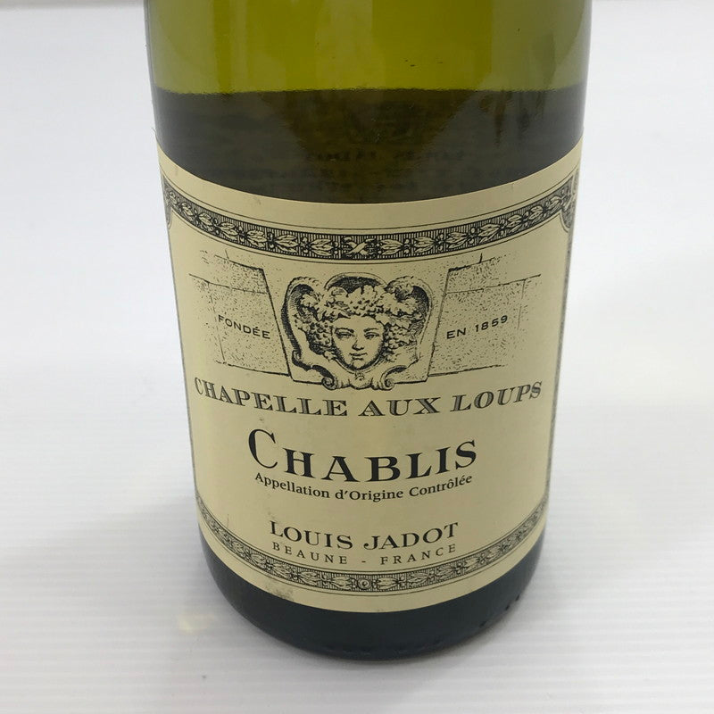 【宮城県内のみ発送】【中古美品】 ルイ・ジャド　シャブリ 白 シャペル・オー・ルー 2022　750ml 214-260407-yk-03-tag 万代Net店