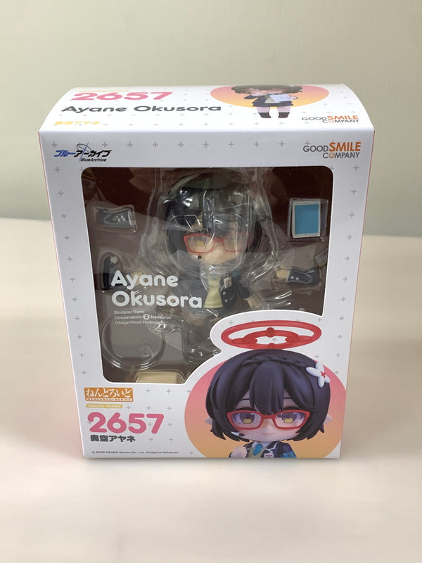 【中古美品】 ねんどろいど ブルーアーカイブ Blue Archive 奥空アヤネ フィギュア 053-260130-zi-09-min 万代Net店
