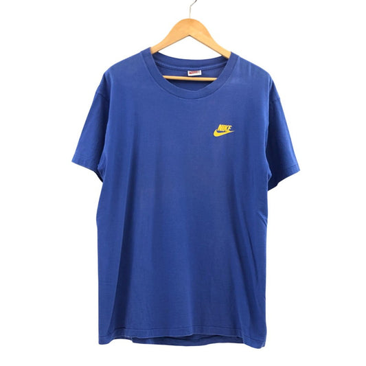 【現状渡し品】【メンズ】 NIKE ナイキ 90S AIR BY JORDAN TEE 両シングル 銀タグ エア バイ ジョーダン 半袖Tシャツ ヴィンテージ トップス 146-260412-hn-07-fur サイズ：L カラー：ブルー系 万代Net店