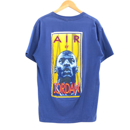 【現状渡し品】【メンズ】 NIKE ナイキ 90S AIR BY JORDAN TEE 両シングル 銀タグ エア バイ ジョーダン 半袖Tシャツ ヴィンテージ トップス 146-260412-hn-07-fur サイズ：L カラー：ブルー系 万代Net店