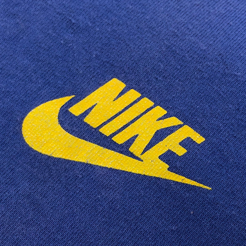 【現状渡し品】【メンズ】 NIKE ナイキ 90S AIR BY JORDAN TEE 両シングル 銀タグ エア バイ ジョーダン 半袖Tシャツ ヴィンテージ トップス 146-260412-hn-07-fur サイズ：L カラー：ブルー系 万代Net店