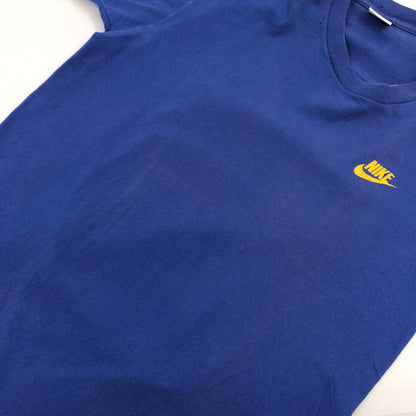 【現状渡し品】【メンズ】 NIKE ナイキ 90S AIR BY JORDAN TEE 両シングル 銀タグ エア バイ ジョーダン 半袖Tシャツ ヴィンテージ トップス 146-260412-hn-07-fur サイズ：L カラー：ブルー系 万代Net店