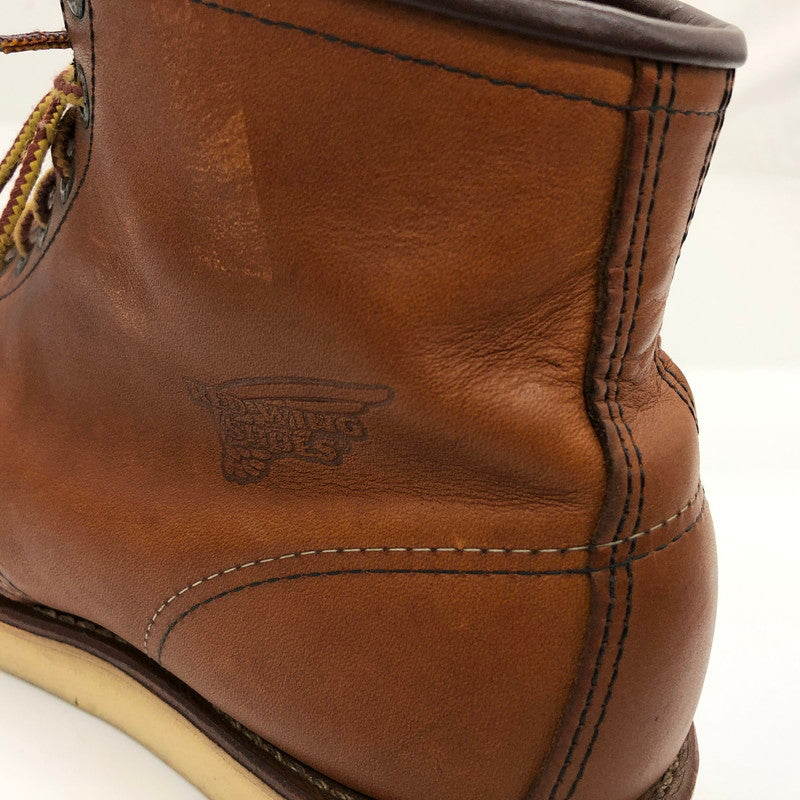 【現状渡し品】【メンズ】 RED WING レッドウィング 6 CLASSIC MOC 875 アイリッシュセッター 6インチ モックトゥ ワークブーツ シューズ 靴 164-250726-hn-01-fur サイズ：28.0cm US 10 カラー：オロレガシー 万代Net店