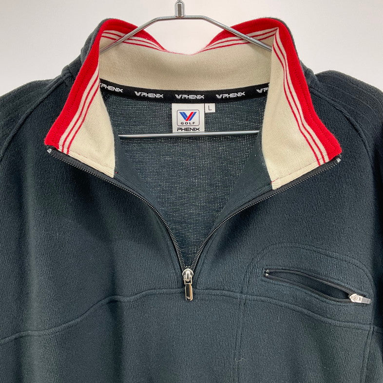 【中古品】【メンズ】 PHENIX トレーナー 147-260401-SS-09-iwa サイズ：L カラー：ブラック 万代Net店