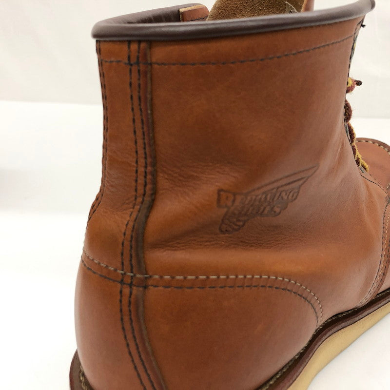 【現状渡し品】【メンズ】 RED WING レッドウィング 6 CLASSIC MOC 875 アイリッシュセッター 6インチ モックトゥ ワークブーツ シューズ 靴 164-250726-hn-01-fur サイズ：28.0cm US 10 カラー：オロレガシー 万代Net店