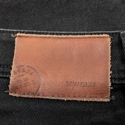 【中古品】【メンズ】 SIVIGLIA シヴィリア SLIM TAPERED STRETCH DENIM スリムテーパード ストレッチデニム ボトムス 152-260921-hn-05-fur サイズ：29 カラー：ブラック 万代Net店
