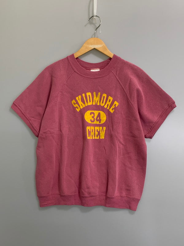 【中古品】【メンズ】 HANES ヘインズ HERWAY SS SWEATSHIRT ハーウェイ ショートスリーブ スウェットシャツ メンズ トップス 146-260706-KS-07-min サイズ：L カラー：ピンク 万代Net店