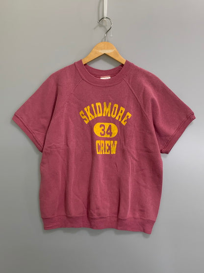 【中古品】【メンズ】 HANES ヘインズ HERWAY SS SWEATSHIRT ハーウェイ ショートスリーブ スウェットシャツ メンズ トップス 146-260706-KS-07-min サイズ：L カラー：ピンク 万代Net店