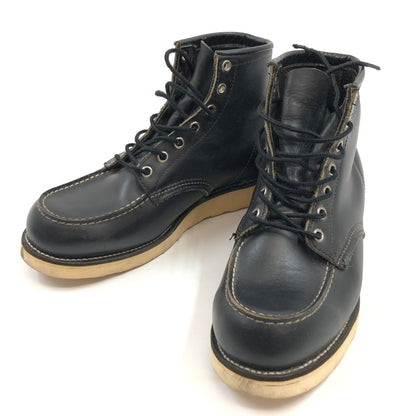 【中古品】【メンズ】 RED WING レッドウィング IRISH SETTER BOOTS 8130 刺繡羽タグ アイリッシュセッター ブーツ シューズ 靴 164-260921-hn-06-fur サイズ：8 2E(26.0cm相当) カラー：ブラック 万代Net店