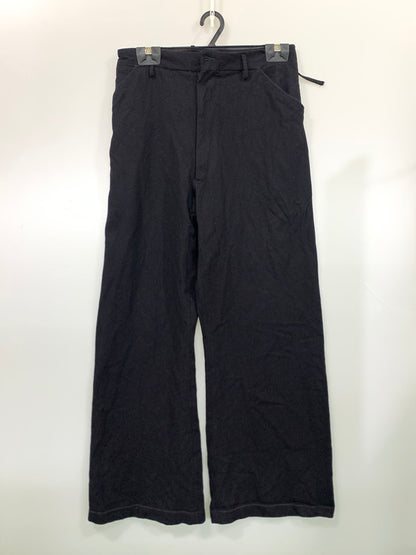 【現状渡し品】【メンズ】 U.S.NAVY ユーエス・ネイビー 40-50S WOOL SAILOR PANTS 1940年代～1950年代 ウール セーラーパンツ メンズ ボトムス 157-260706-KS-18-min カラー：ブラック 万代Net店