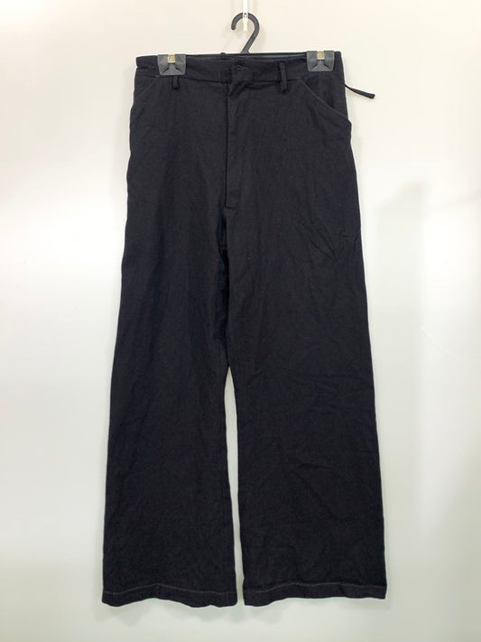 【現状渡し品】【メンズ】 U.S.NAVY ユーエス・ネイビー 40-50S WOOL SAILOR PANTS 1940年代～1950年代 ウール セーラーパンツ メンズ ボトムス 157-260706-KS-18-min カラー：ブラック 万代Net店